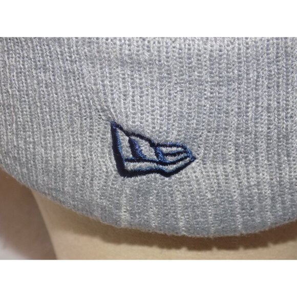 New England Patriots Beanie Pom Pom New Era Football NFL (Red-Grey) - Picture 4 of 4